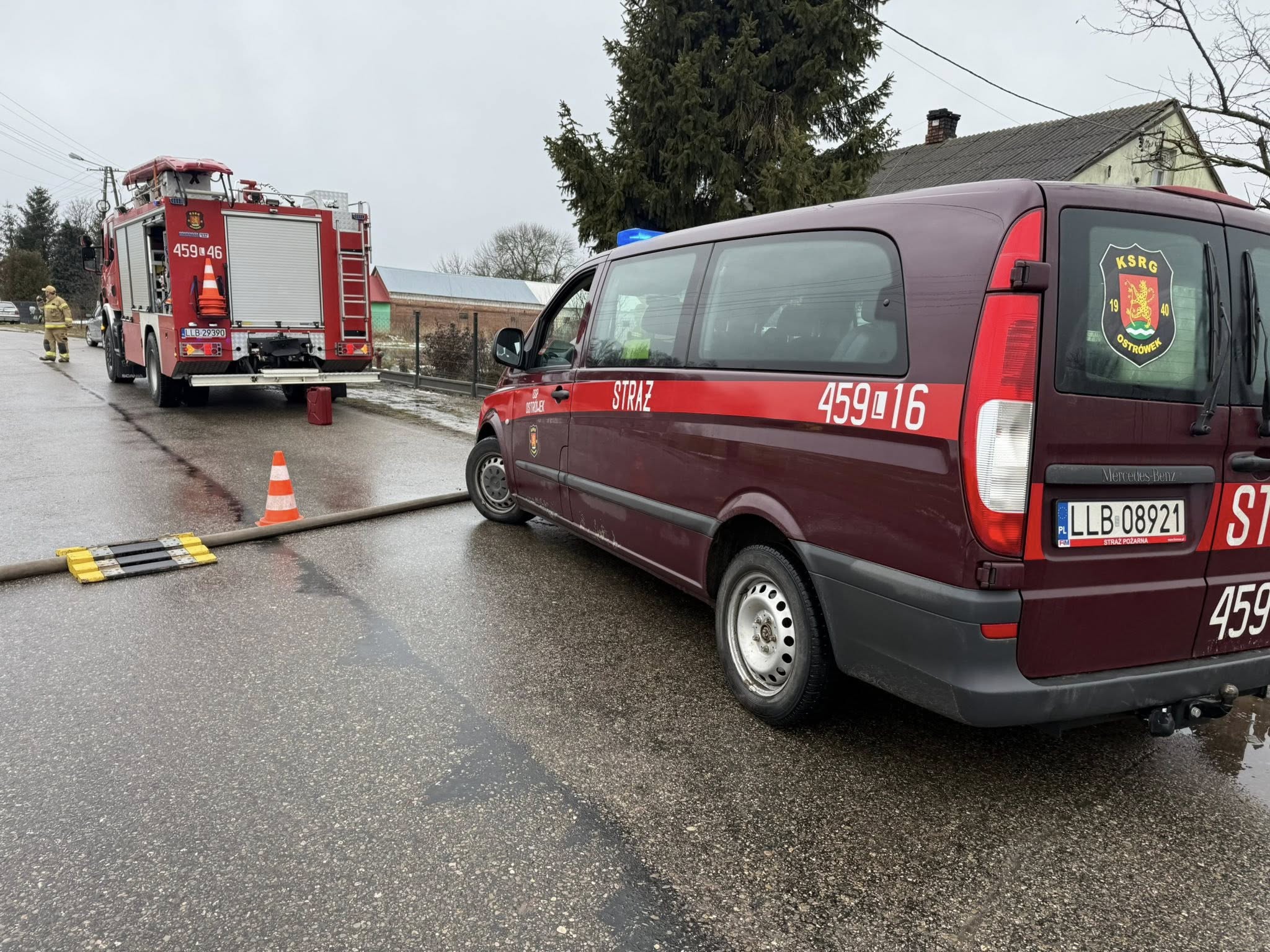 Podtopienia w Ostrówku i Kamienowoli