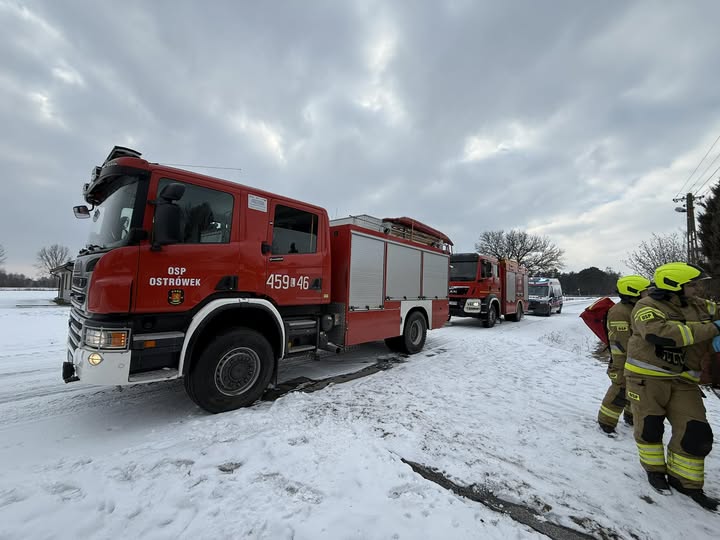 Zadymienie w budynku mieszkalnym